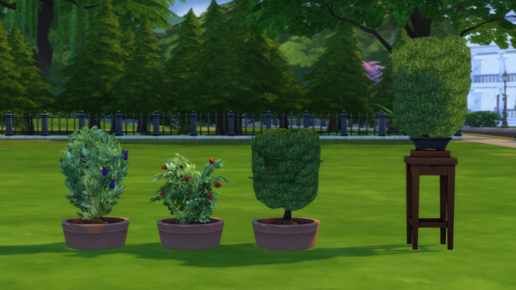 A screenshot from The Sims 4 showing a grafting combination in action