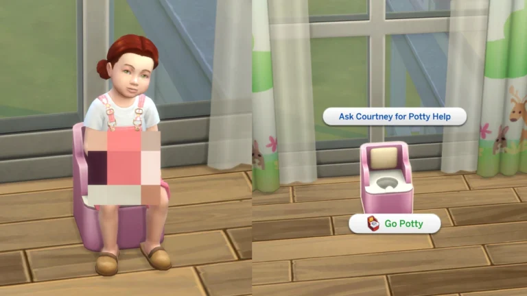The Sims 4 Potty Skill Guide (Toddlers)