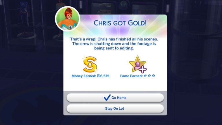 How to Earn Gold in a Movie Acting Gig in The Sims 4