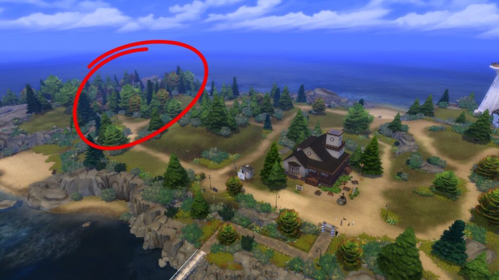 A screenshot from the sims 4 where to find ghost pets