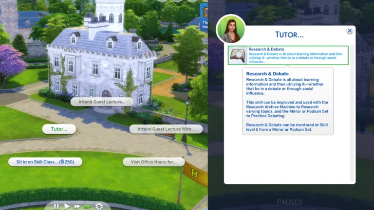 How to Tutor Students in The Sims 4