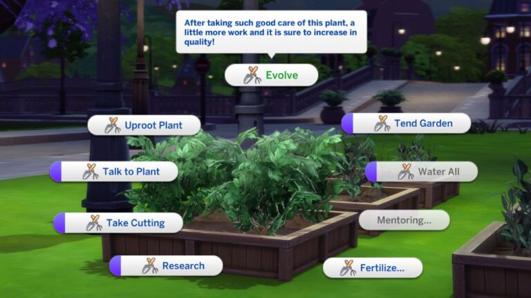 How to Evolve Plants in The Sims 4