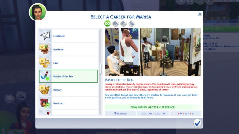 How to Get a Job Using a Degree in The Sims 4