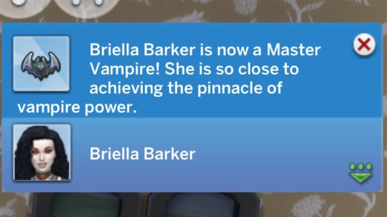 How to Become a Master Vampire in The Sims 4