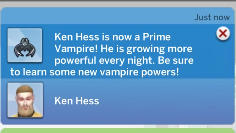How to Become a Prime Vampire in The Sims 4