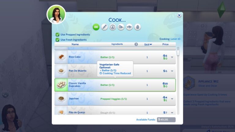 How to Experience Sped Up Cooking in The Sims 4