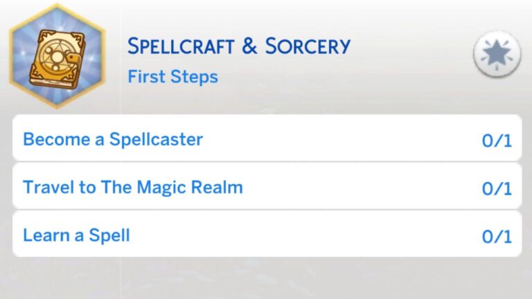 The Sims 4 Spellcraft & Sorcery Aspiration