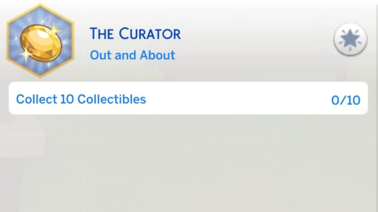 The Sims 4 The Curator Aspiration