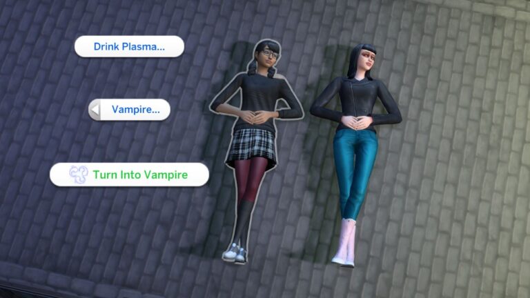 How to Convert Sims into Full Grown Vampires