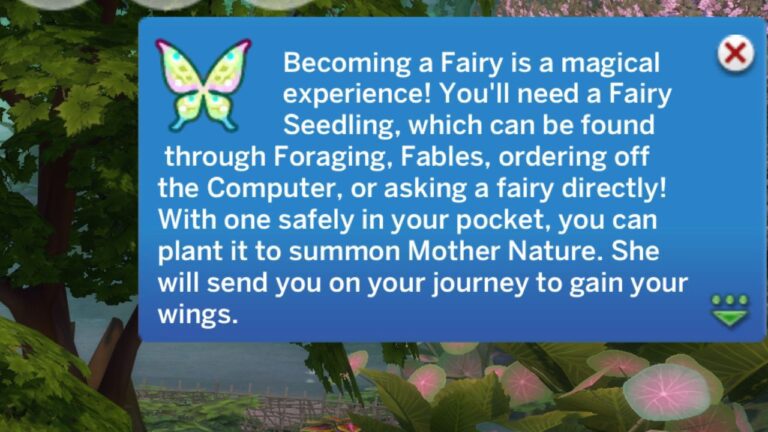 How to Become a Fairy in The Sims 4