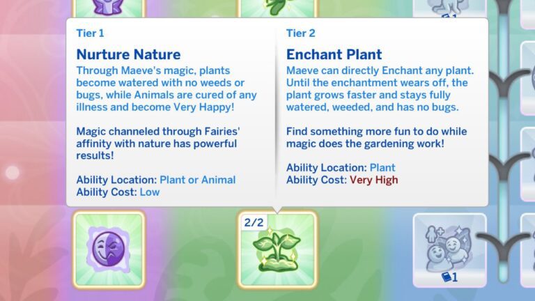 How to Use Nurture Nature in The Sims 4