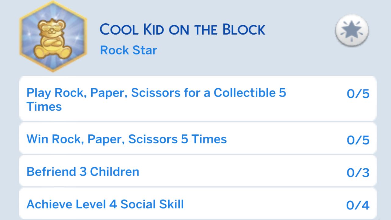 The Sims 4 Cool Kid on The Block Aspiration - Simming Simplified