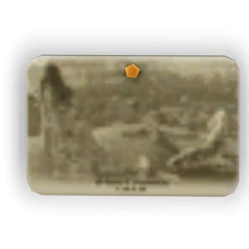 A screenshot from The Sims 4 showing a postcard from Dragon Valley