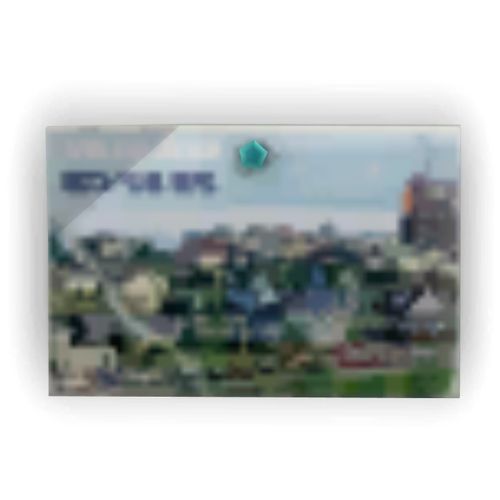 A screenshot from The Sims 4 showing a postcard from littlehaven