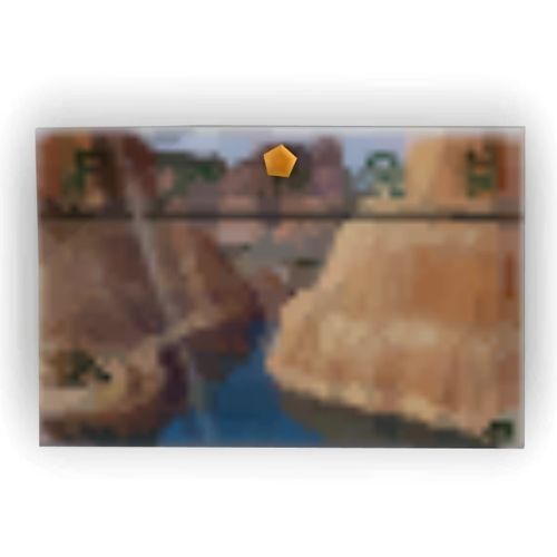 A screenshot from The Sims 4 showing a postcard from lucky palms