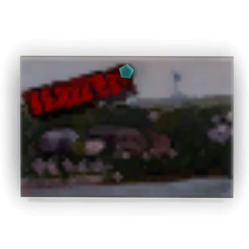 A screenshot from The Sims 4 showing a postcard from twinbrook