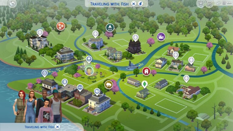 Where to Catch Each Fish in Willow Creek in The Sims 4
