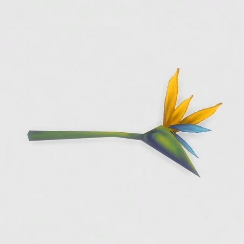 A screenshot from The Sims 4 showing a top down view of a bird of paradise