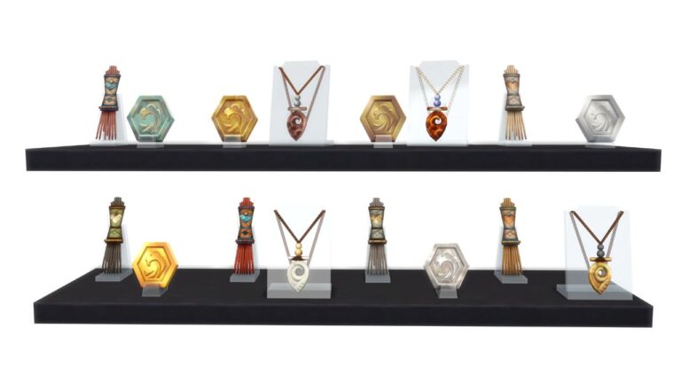 A screenshot from The Sims 4 showing the buried treasure collection