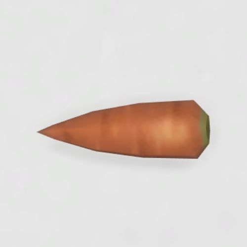 A screenshot from The Sims 4 showing a top down view of a carrot