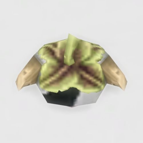 A screenshot from The Sims 4 showing a top down view of a cowplant berry