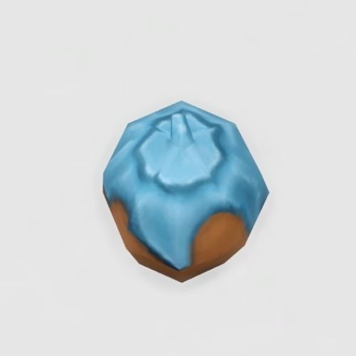 A screenshot from The Sims 4 showing a top down view of a forbidden fruit of the plantsim