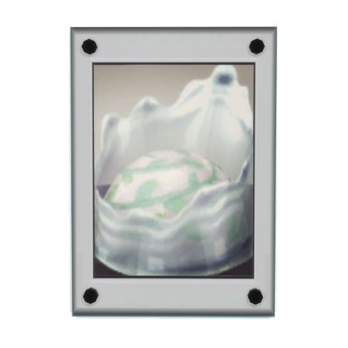 A screenshot from The Sims 4 showing the glacier infused iceberg lettuce print