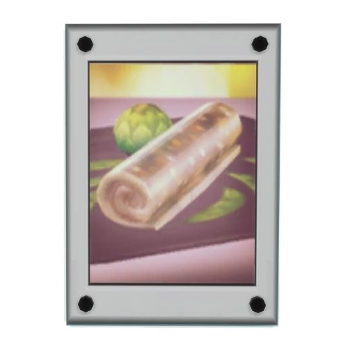 A screenshot from The Sims 4 showing the glazed heirloom bamboo roll print
