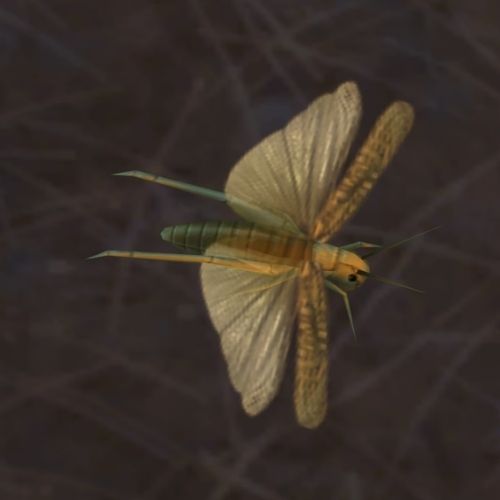 A screenshot from The Sims 4 showing a locust