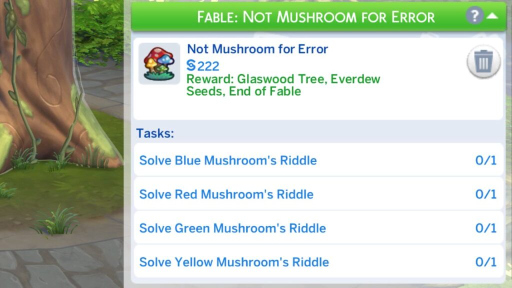 A screenshot from The Sims 4 showing