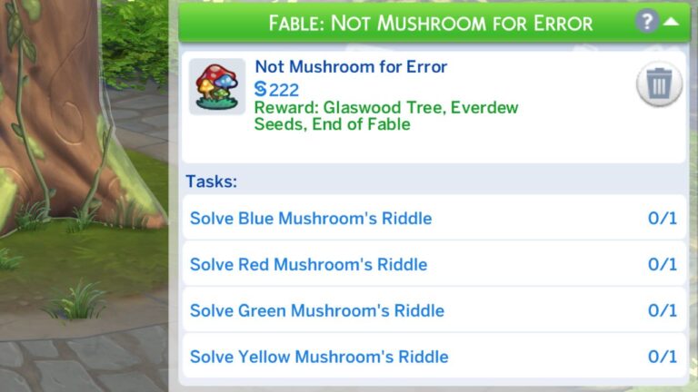 A screenshot from The Sims 4 showing