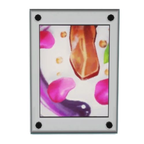 A screenshot from The Sims 4 showing the savory bacon love petals print