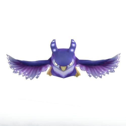 A screenshot from The Sims 4 showing a flying sixam owl flying