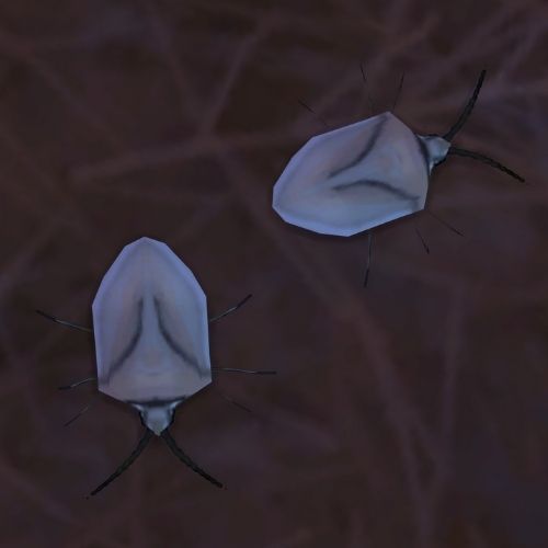 A screenshot from The Sims 4 showing two stink bugs