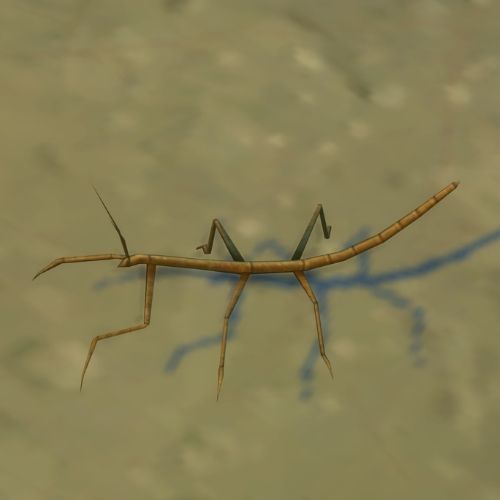 A screenshot from The Sims 4 showing a walking stick