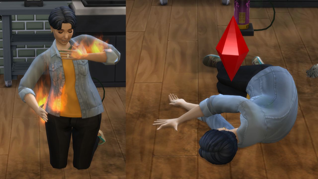 How to Get Death by Fire in The Sims 4 - Simming Simplified