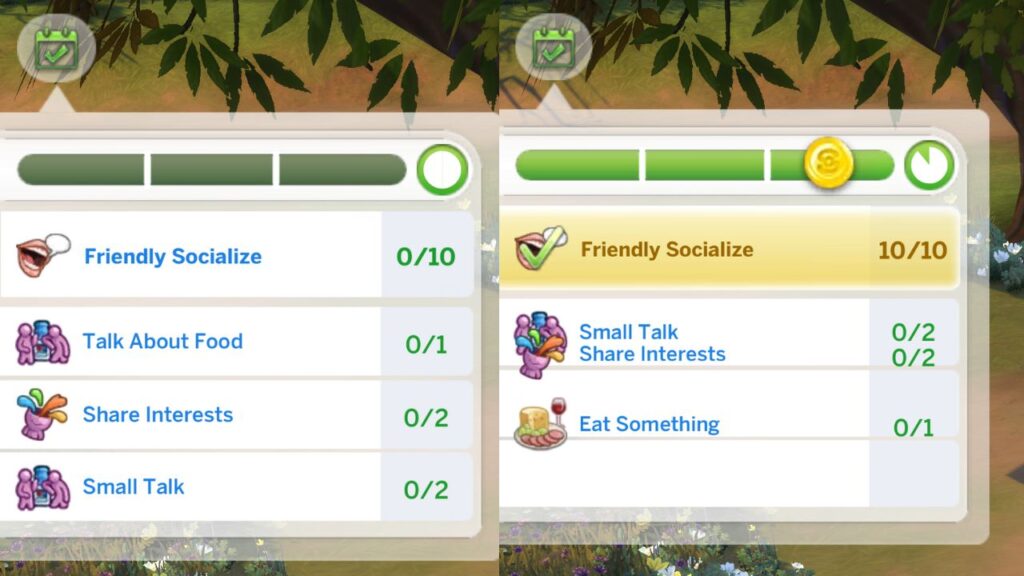 A screenshot from The Sims 4 showing how to right click to cheat events 